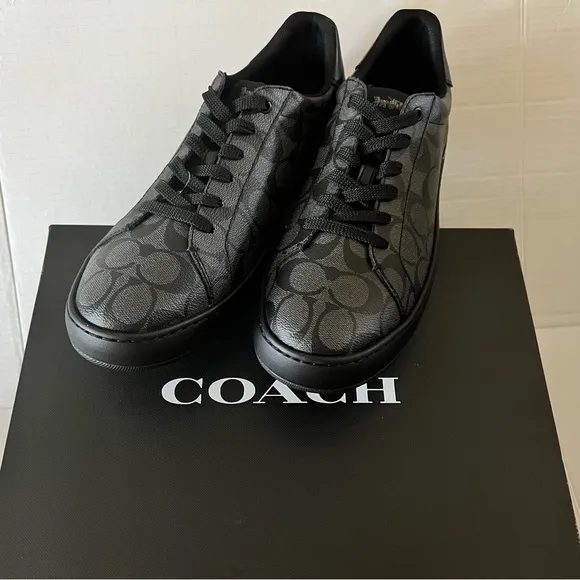 Coach Men’s Highline Black Patterned Sneakers size 11