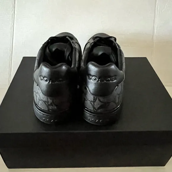 Coach Men’s Highline Black Patterned Sneakers size 11