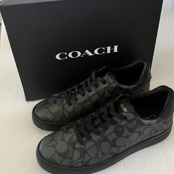 Coach Men’s Highline Black Patterned Sneakers size 11