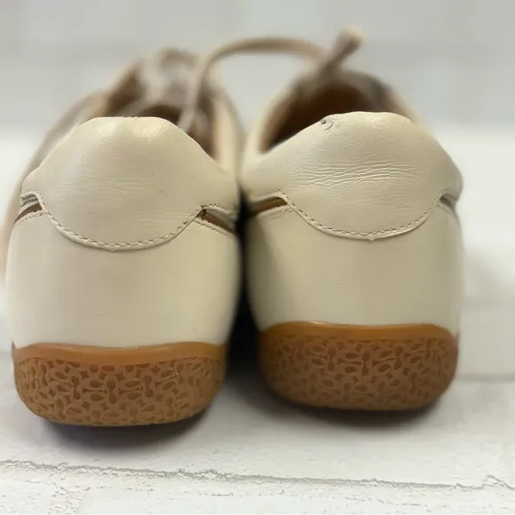 Coach Meyer Leather Men's Cream Casual Sneakers Size 10.5M