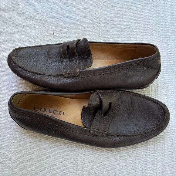 Coach Oxford Brown Dress Shoes for Men size 12 d