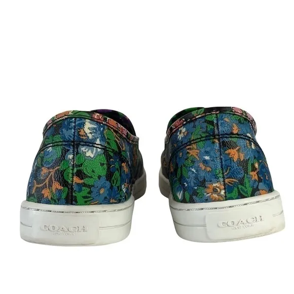 Coach Slip On Sneakers Parkside Tea Rose Black Sz 9.5