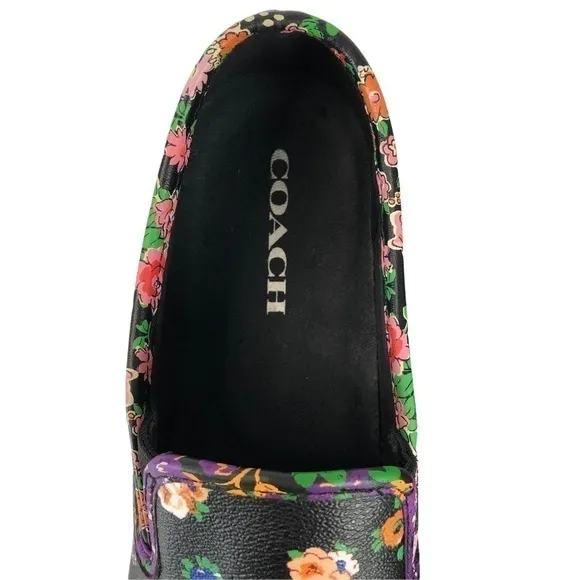 Coach Slip On Sneakers Parkside Tea Rose Black Sz 9.5