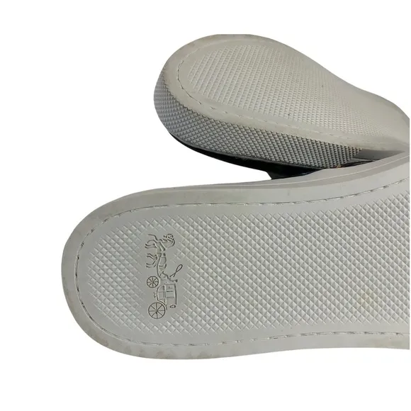 Coach Slip On Sneakers Parkside Tea Rose Black Sz 9.5