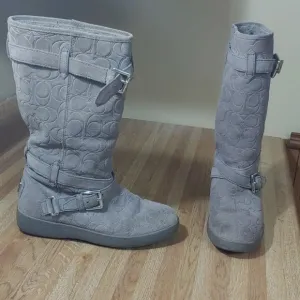 Coach Thelma Suede Slip On Boots EU36 6B
