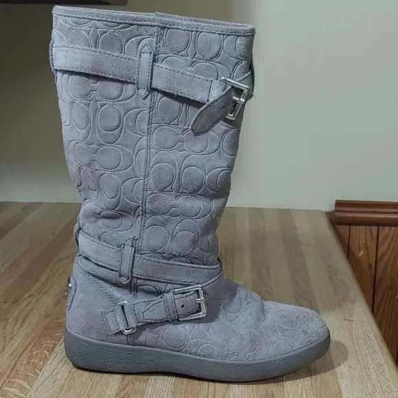 Coach Thelma Suede Slip On Boots EU36 6B