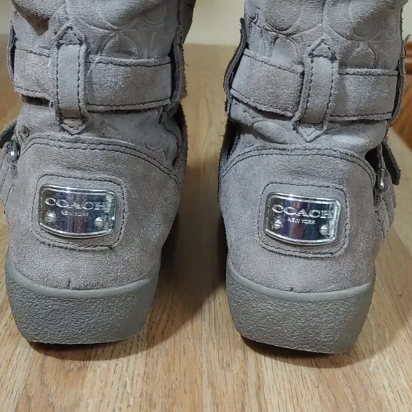 Coach Thelma Suede Slip On Boots EU36 6B