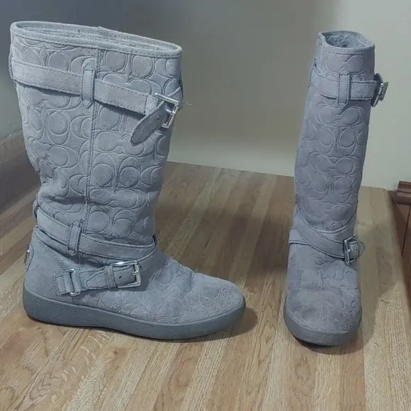 Coach Thelma Suede Slip On Boots EU36 6B