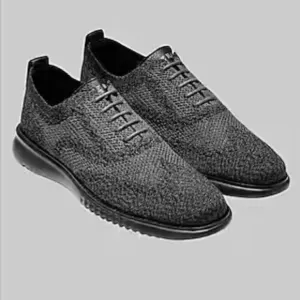 Cole Haan 2.Zerogrand Stitchlite Oxford Sneaker Dress Shoes Mens Size 9.5 Black