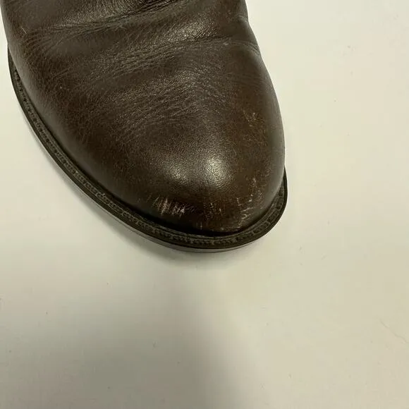 Cole Haan Brown Leather &amp; Suede Knee-High Boots - Size 7