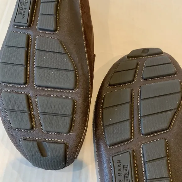 Cole Haan Brown Suede Slippers Slipper Shoes 8.5