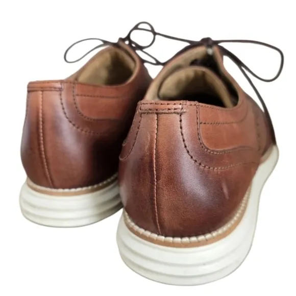 COLE HAAN Grand Wingtip Mens Dress Shoes 11M Brown Lace Up