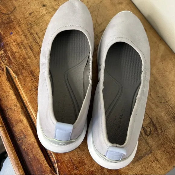 Cole Haan Gray Slip On Dressy Sneakers women's sz 8.5 preworn