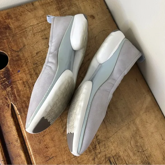 Cole Haan Gray Slip On Dressy Sneakers women's sz 8.5 preworn