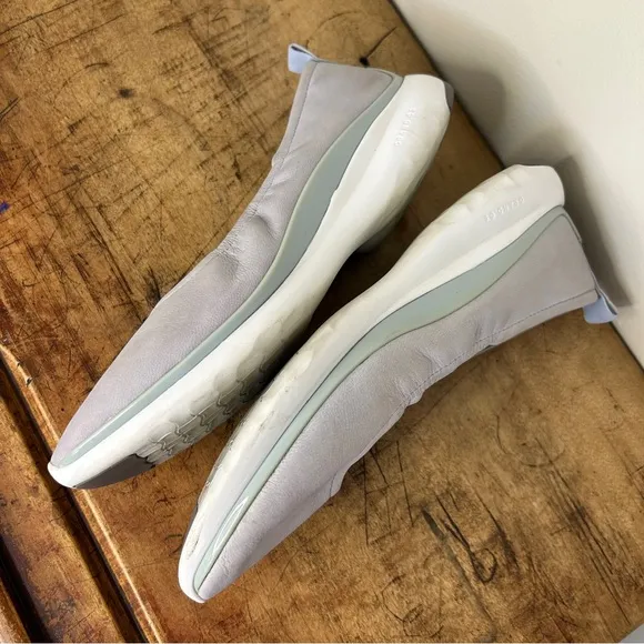 Cole Haan Gray Slip On Dressy Sneakers women's sz 8.5 preworn
