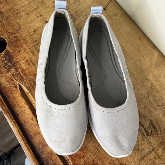 Cole Haan Gray Slip On Dressy Sneakers women's sz 8.5 preworn