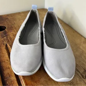 Cole Haan Gray Slip On Dressy Sneakers women's sz 8.5 preworn