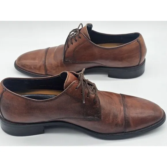 Cole Haan Men Shoes Size 10 M Brown Modern Essentials Oxford Dress Shoes