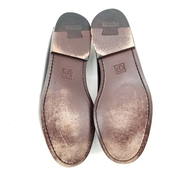 Cole Haan Mens Black Leather Tassel Career Dress Shoes Size 8.5 EEE