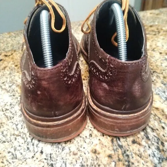 Cole Haan Men's Colton Brogue Wingtip Dress Oxford Shoes C11757 Brown Sz 9M