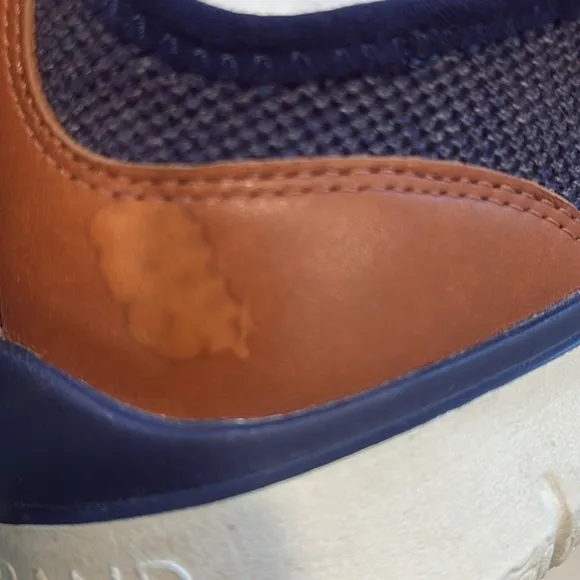 COLE HAAN Men's Generation ZERØGRAND Navy and Brown Sneakers