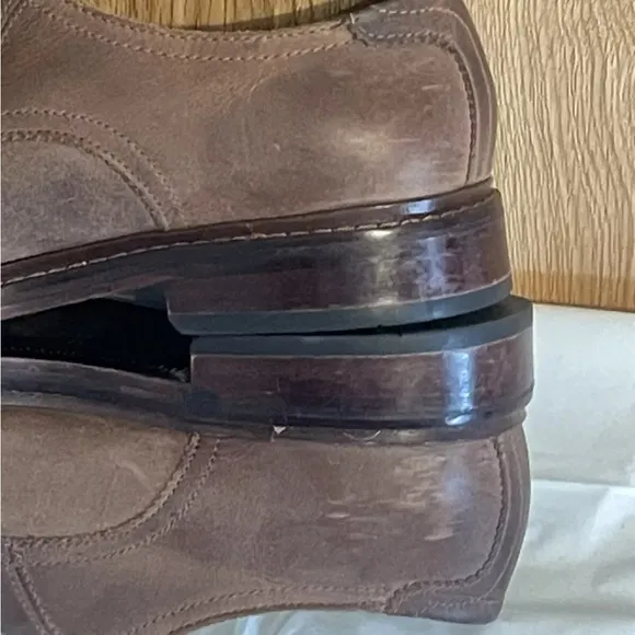 Cole Haan Men's Monk Strap Dress Shoes Size 10 M Leather Brown ( READ 👇🏼)