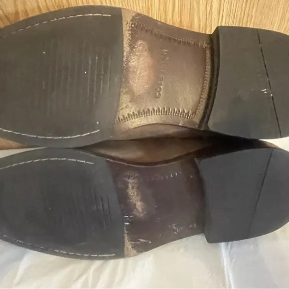 Cole Haan Men's Monk Strap Dress Shoes Size 10 M Leather Brown ( READ 👇🏼)