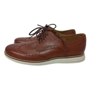 Cole Haan Mens Original Grand Wingtip Oxford Shoes Size 8.5 Chestnut Brown