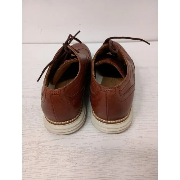 Cole Haan Mens Original Grand Wingtip Oxford Shoes Size 8.5 Chestnut Brown
