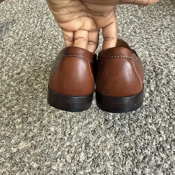 Cole Haan Men's Pinch Tassel Dress Loafer Shoes Saddle Tan Brown size 8 D
