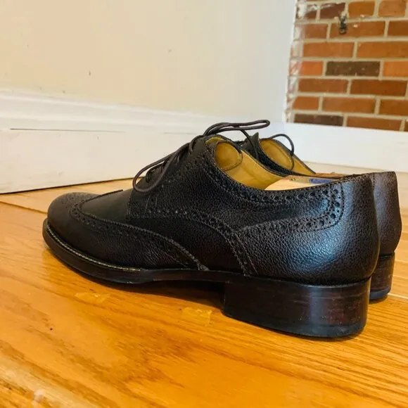 Cole Haan Mens Size 10.5 D Wingtip Oxford Leather Dress Shoes