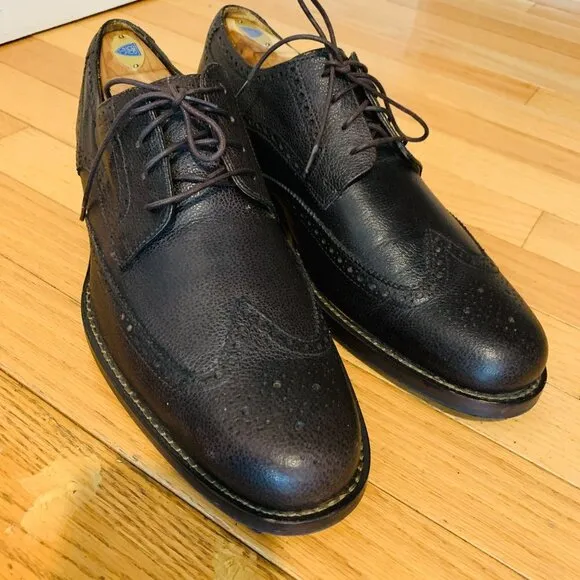 Cole Haan Mens Size 10.5 D Wingtip Oxford Leather Dress Shoes