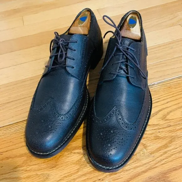Cole Haan Mens Size 10.5 D Wingtip Oxford Leather Dress Shoes