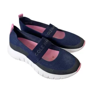 Cole Haan Navy Blue Zerogrand Flex Slip On Sneakers Sz 7