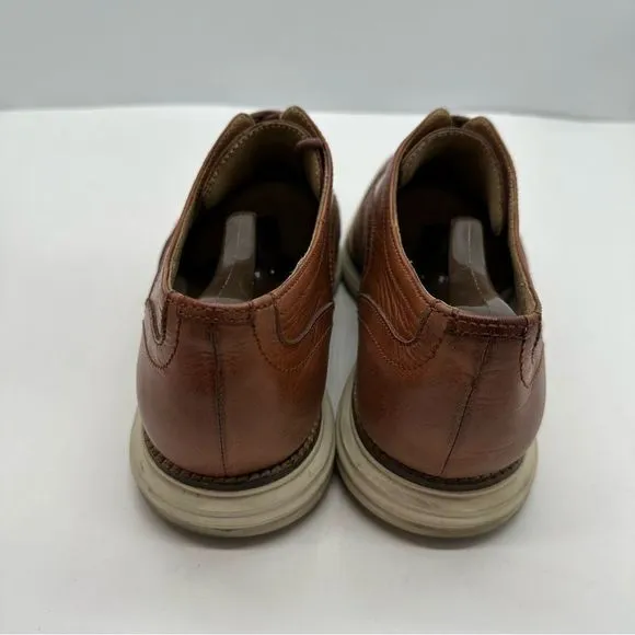 Cole Haan Original Grand Mens 10.5 Woodbury/Ivory Wingtip Oxford Dress Shoes