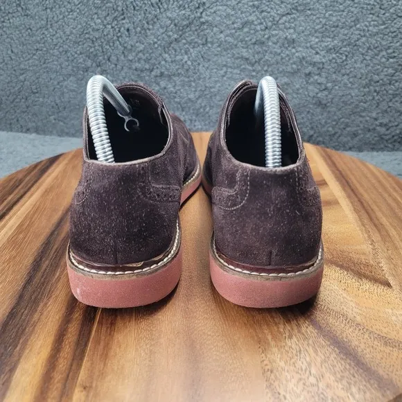 Cole Haan Oxford Shoes Mens 9.5 M Brown Suede Wingtip Dress C11870