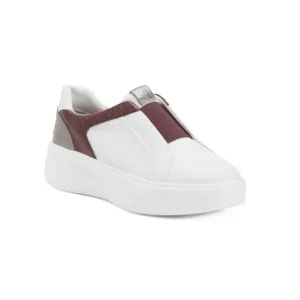 COLE HAAN White Multi Leather Grandpro Demi Slip On Sneakers