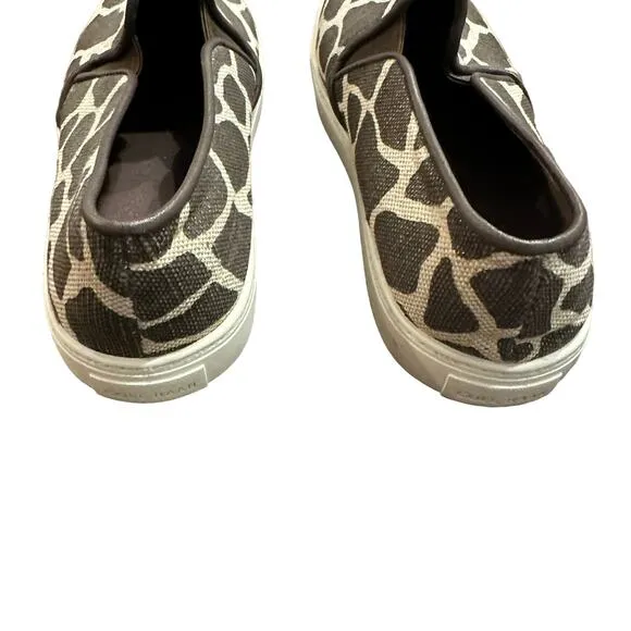 Cole Haan Womens Jennica slip on girafe print shoe Size 9B