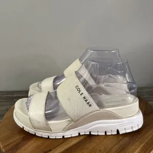 Cole Haan Womens Size 7 B Zerogrand Double Strap Wedge Sandals W17044 Shoes