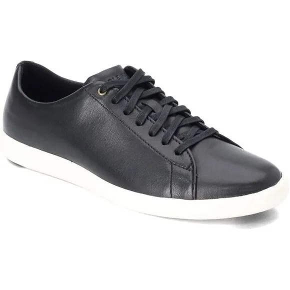 Cole Haan Grand Crosscourt II Sneakers Men's Size 12 Black Leather Shoes FZP209