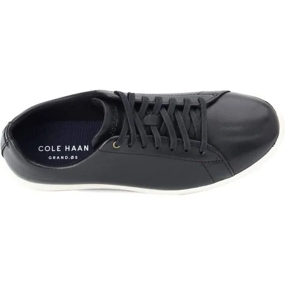 Cole Haan Grand Crosscourt II Sneakers Men's Size 12 Black Leather Shoes FZP209