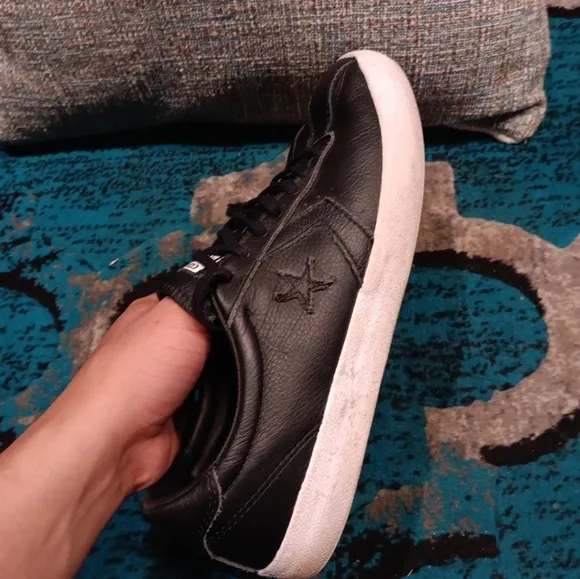 Converse All Star Breakpoint Sneakers  Leather Black White Men size 9 wo  10.5