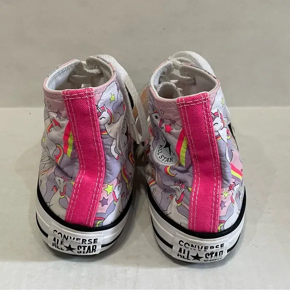 Converse All Star Chuck Taylor Unicorn Pink High-Top Shoes Sneakers Junior Sz 5
