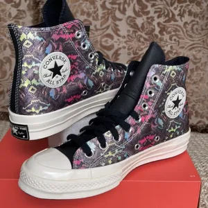 Converse Chuck 70 Hi ‘Digital Daze -Snakeskin’ WM 570264CBLACK/HYPER PINK/EGRET