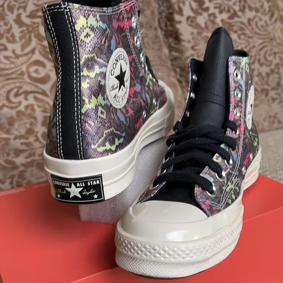 Converse Chuck 70 Hi ‘Digital Daze -Snakeskin’ WM 570264CBLACK/HYPER PINK/EGRET