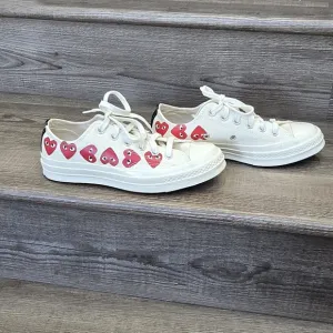 Converse Chuck 70 Low Top x Comme des Garcons Play Men’s 5 women's 7 NWNT