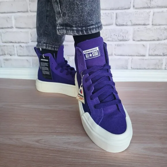 ⭐Converse Chuck Taylor All Star Cruise 7.5 Women Shoes Purple Sneakers A10238C⭐