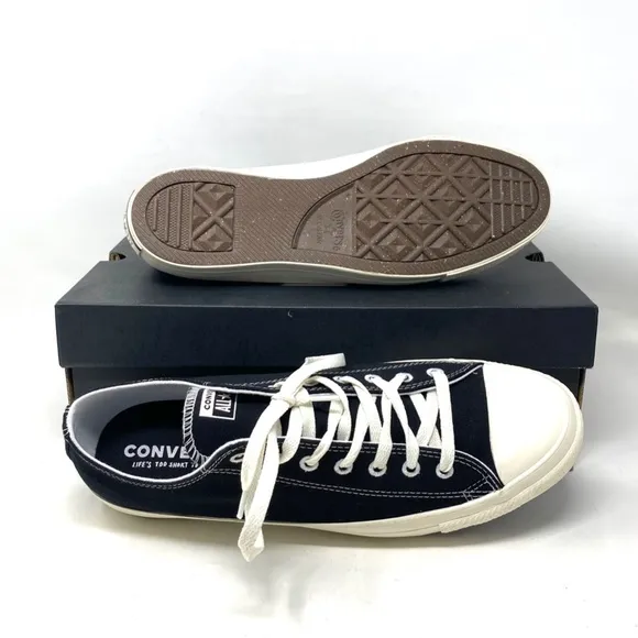 Converse Chuck Taylor Black Shoes Men’s Size Canvas Low Top SB Sneakers 167250C