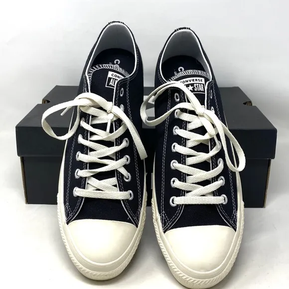 Converse Chuck Taylor Black Shoes Men’s Size Canvas Low Top SB Sneakers 167250C