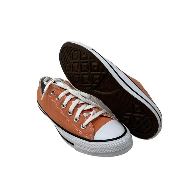 Converse Chuck Taylor Low Top Shoes Skate Peach Canvas Women's Size A02175C-WBP